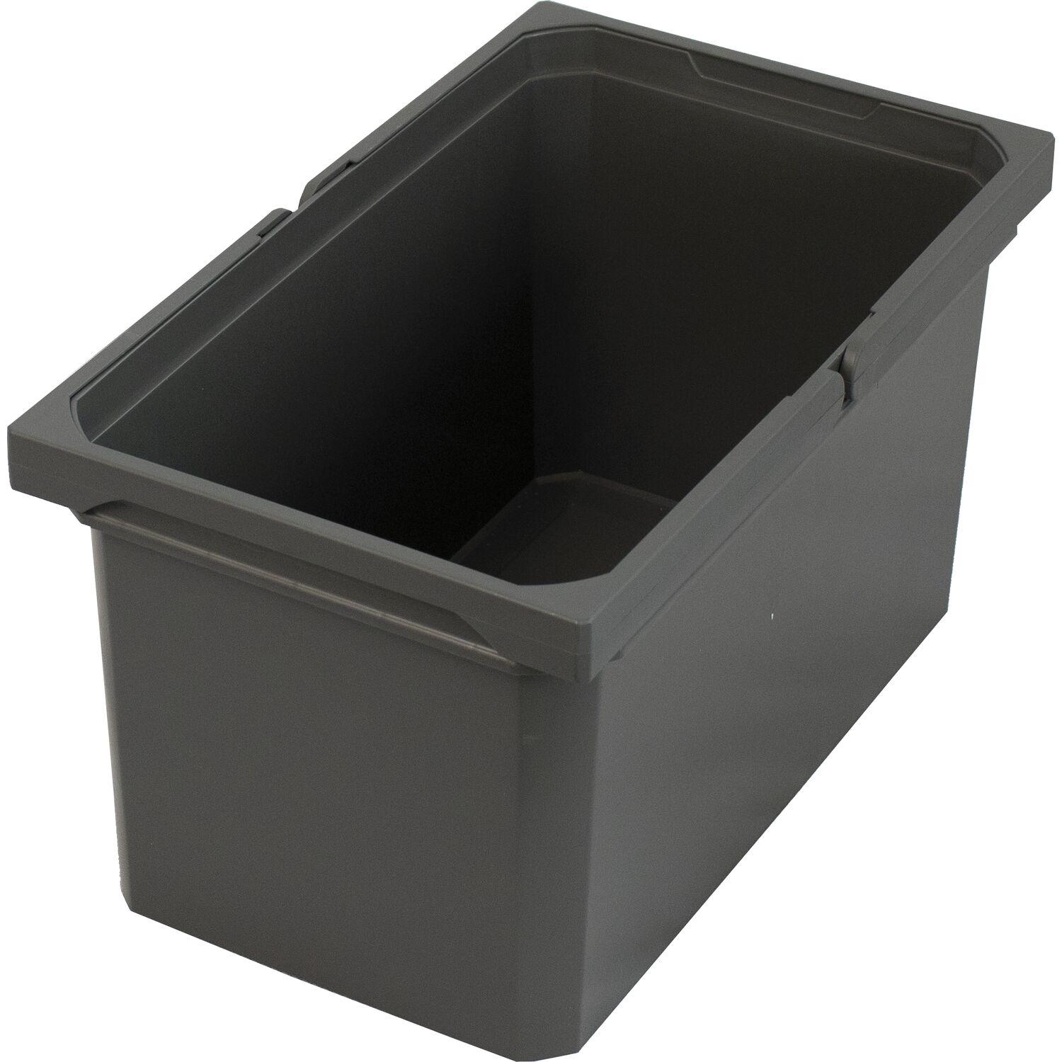 Vauth-Sagel VS ENVI Free Eimer 13 Liter Kunststoff lavagrau, Abfalleimer, Grau