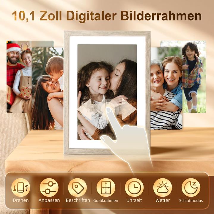 Actual product image Rollei Smarter Bilderrahmen | 10,1" Diagonale | WiFi | Frameo App | Modell 108 (10.10", 1280 x 800 pixels)