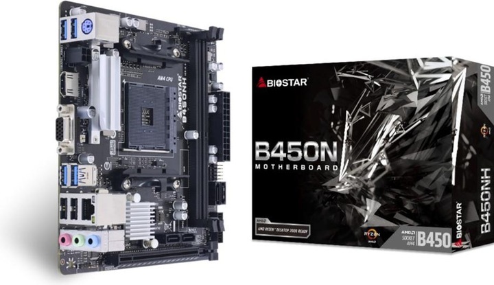 Biostar B450NH (AM4, AMD B450, Mini-ATX)