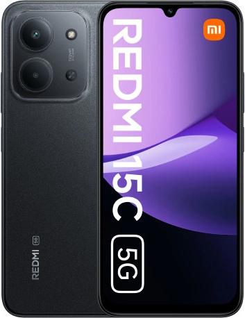 Produktbild Xiaomi Redmi 15C 5G 4+256GB Midnight Black (256 GB, Midnight Black, 6.90", Hybrid Dual SIM, 5G)