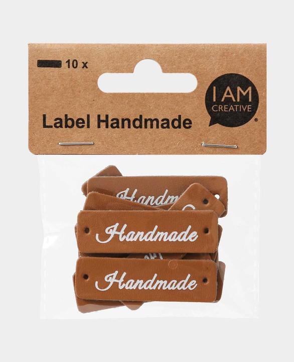 Immagine prodotto I Am Creative Handmade Label, braun/weiss