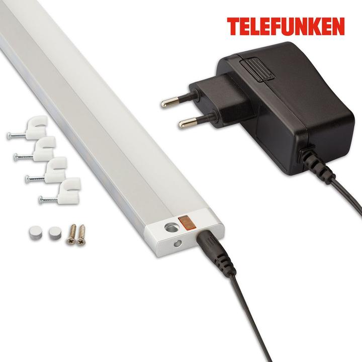 Actual product image Telefunken LED Sensor Unterbauleuchte, silber, 1xLED 7W 1x LED 3,5W (700 lm)