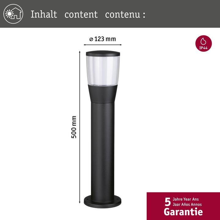Produktbild Paulmann Seawater Pollerleuchte Bako (E14, IP44)