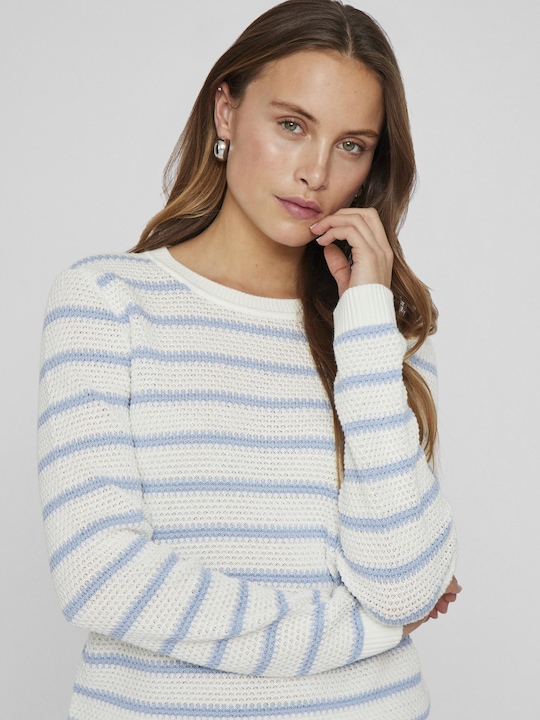 Image du produit Vila Pull-over en maille rayée (XS)