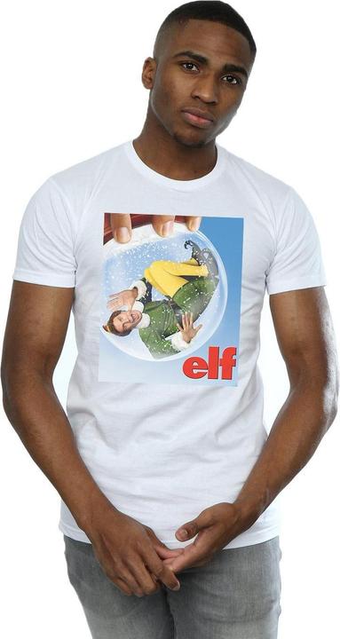 Immagine prodotto Elf Snow Globe Poster Maglietta Uomo (XL)