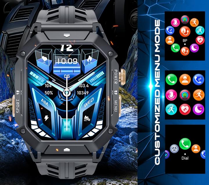 Image du produit Herren-Smartwatch RNCF24-2 GRAU (48 mm)