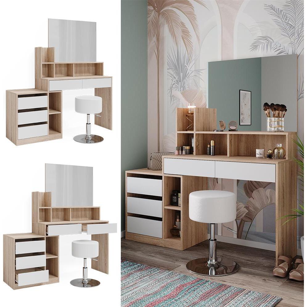 Thumbnail - Vicco, Schminktisch, Anja mit Hocker