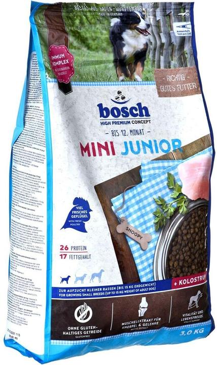 Immagine prodotto Bosch Petfood Mini Junior (Junior, 1 pz., 3000 g)