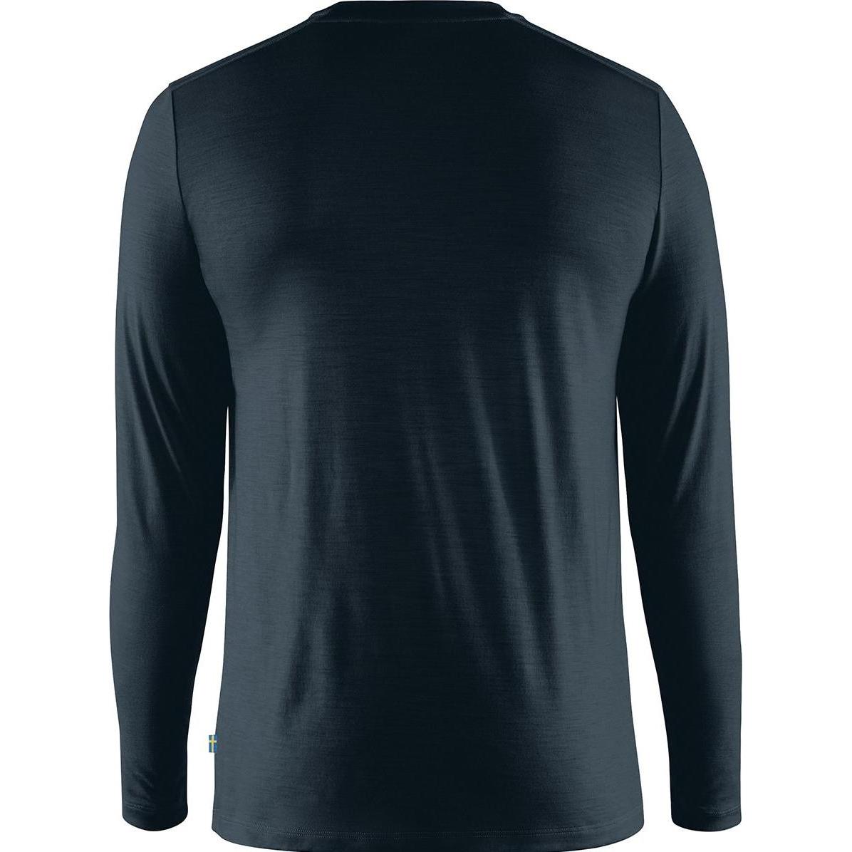 Thumbnail - Fjällräven, Herren, Funktionsshirt, Abisko Wool Longsleeve (XXL), Blau, XXL