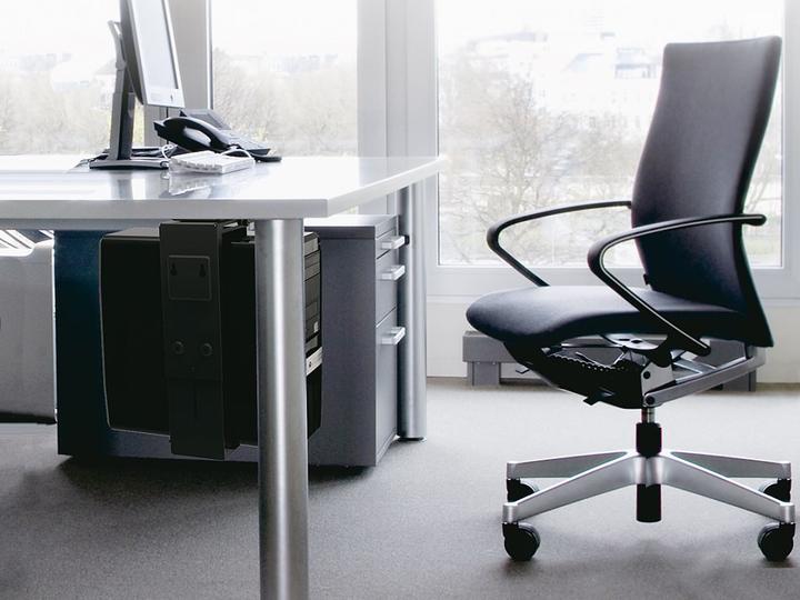 Produktbild Maclean MC-713 B MC-713 B Einstellbare Untertisch-/Wand-CPU-Halterung