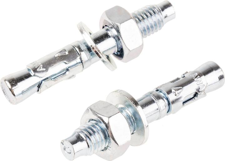 Produktbild RS PRO 10x65 Throughbolt Zinc & Yellow