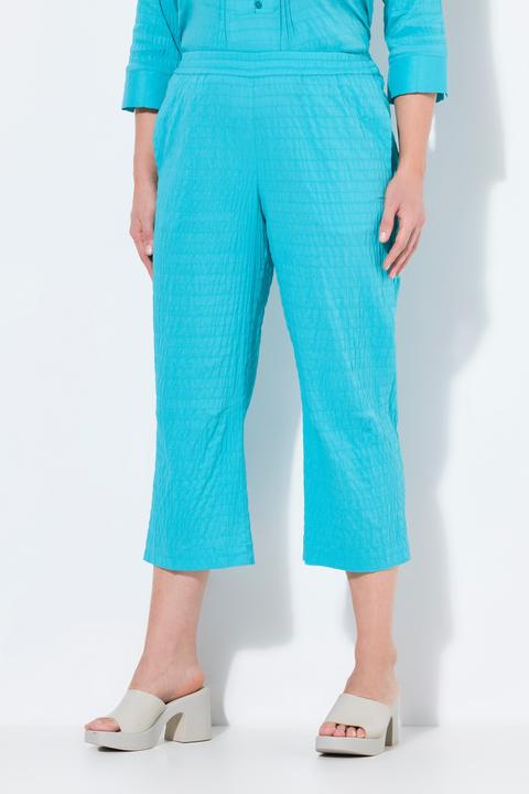 Immagine prodotto Ulla Popken Pantaloni a 7/8 modello Ruby con ginocchio preformato, taglio della gamba dritto e cintura elastica (42)