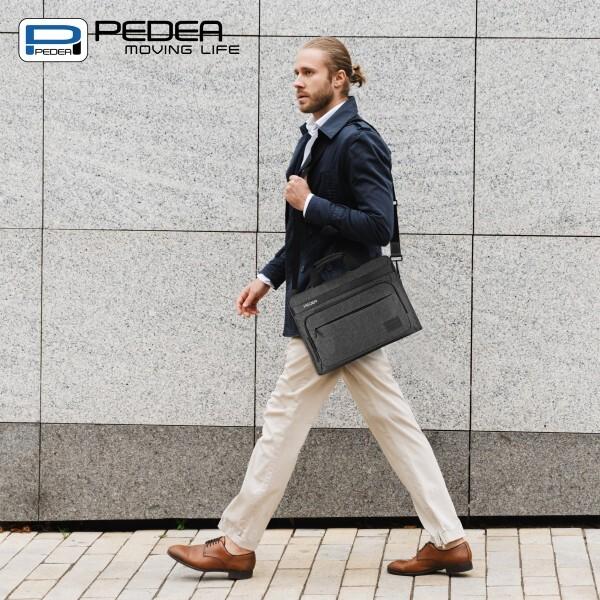 Actual product image Pedea URBAN compact 39.6cm (15.6") laptop bag, grey (15.60", Universal)