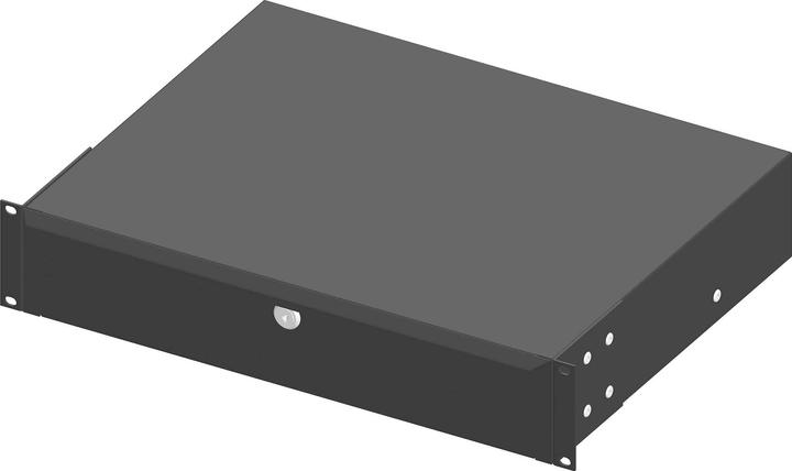 Enoc Tastatur/Dokumentschublade 445x375x90mm 2HE sw TBL 02-S