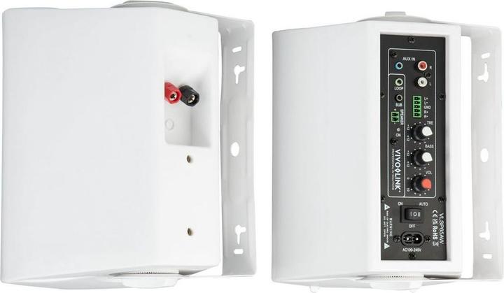 Actual product image Vivolink Active Speaker Set, White. (Active, 1x 30 W)