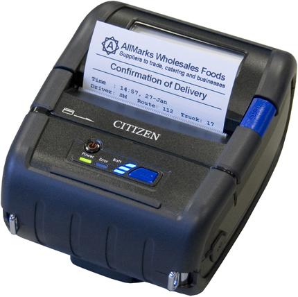 Actual product image Citizen CMP-30IIL 203 x 203 DPI Wired & Wireless Thermal Printing Mobile Printer (WLAN, USB 2.0)