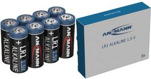 Actual product image Ansmann ANS 1520-0013 - Alkaline battery LR1 8-pack - Battery (8 pcs., N, 940 mAh)