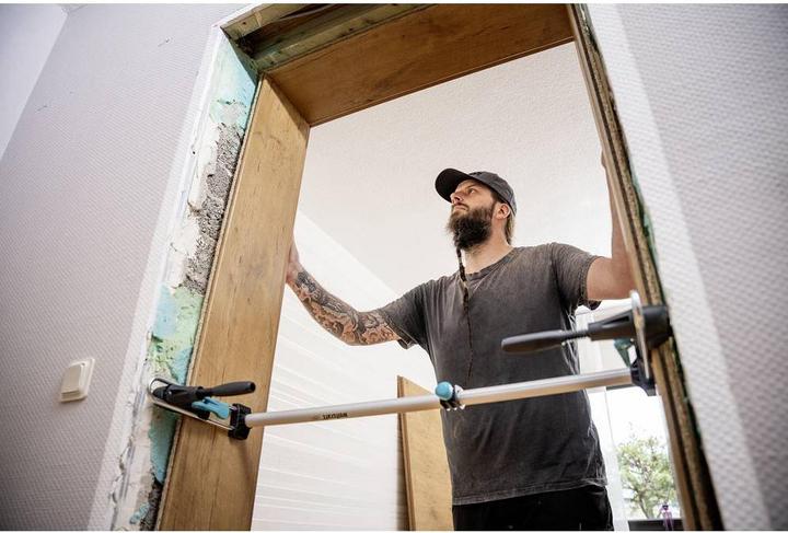 Image du produit wolfcraft 1 kit de montage de doublure de porte PRO 8 pcs. (1000 mm)