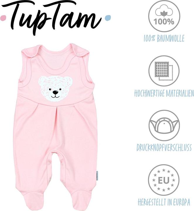 Produktbild TupTam Strampler mit Fuss - 3er Set (50)
