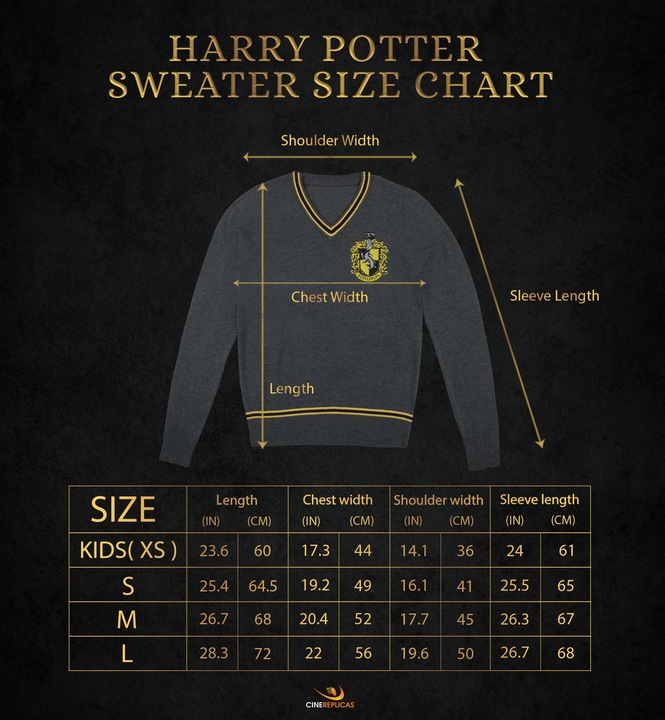 Image du produit Hufflepuff - Sweat gris tricoté - X-Small (XS)
