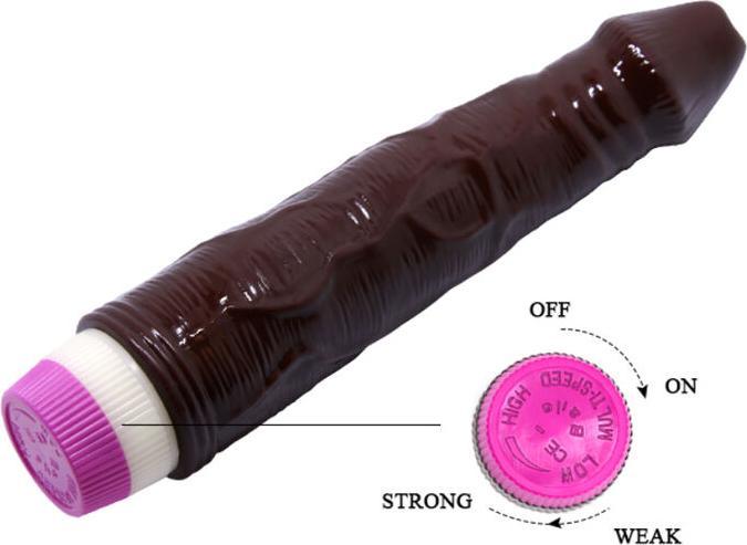 Produktbild Debra Waves Of Pleasure Realistic Vibrator Brown 23 cm