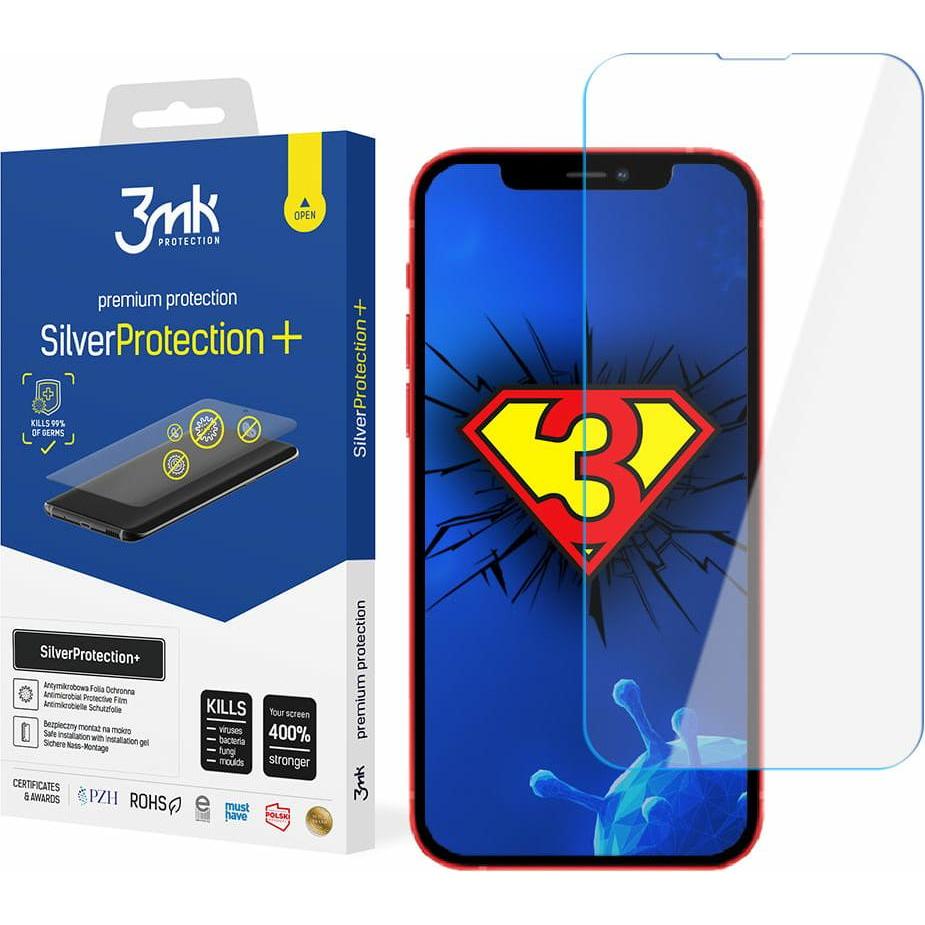 3MK Pellicola di protezione dello schermo SilverProtection+, pellicola di protezione dello schermo (1 pz., Apple iPhone 13 Pro Max), Pellicola protett