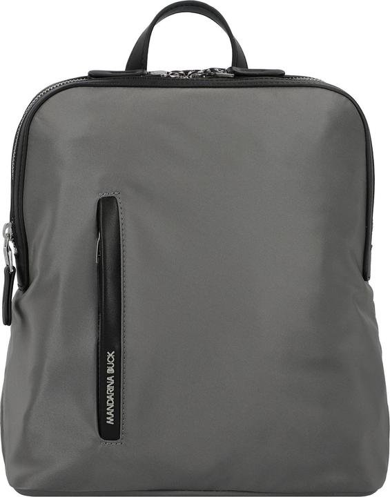 Sac à Dos MANDARINA DUCK Hunter – Gris Whitecap, Crème Et Marron – Neuf