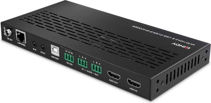 Image du produit Lindy 4K30 HDMI & USB sur IP Encodeur Multicast & Mur d'images