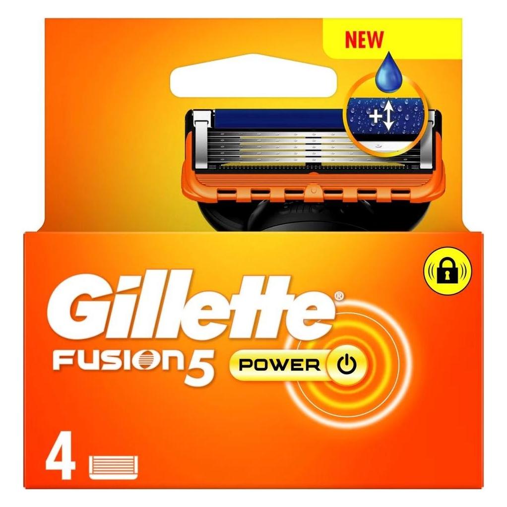 Gillette, Scheermesjes, Fusion 5 Power Nachfüllklingen (4x)