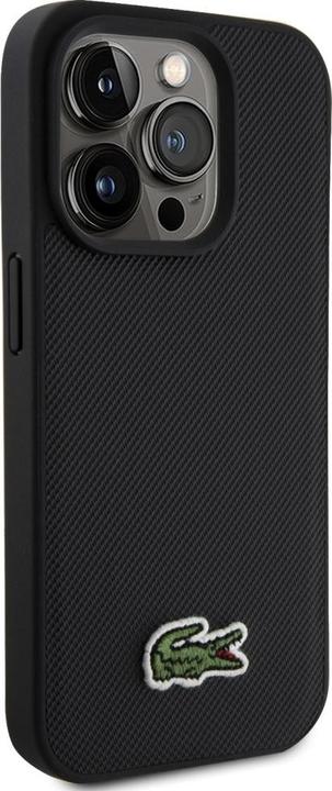 Immagine prodotto Lacoste Case Iconic Petit Pique Crossbody Cord MagSafe for iPhone 15 Pro black (Apple iPhone 15 Pro)