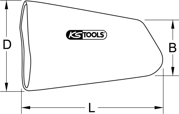 Produktbild KS Tools Aufstecktülle,30mm