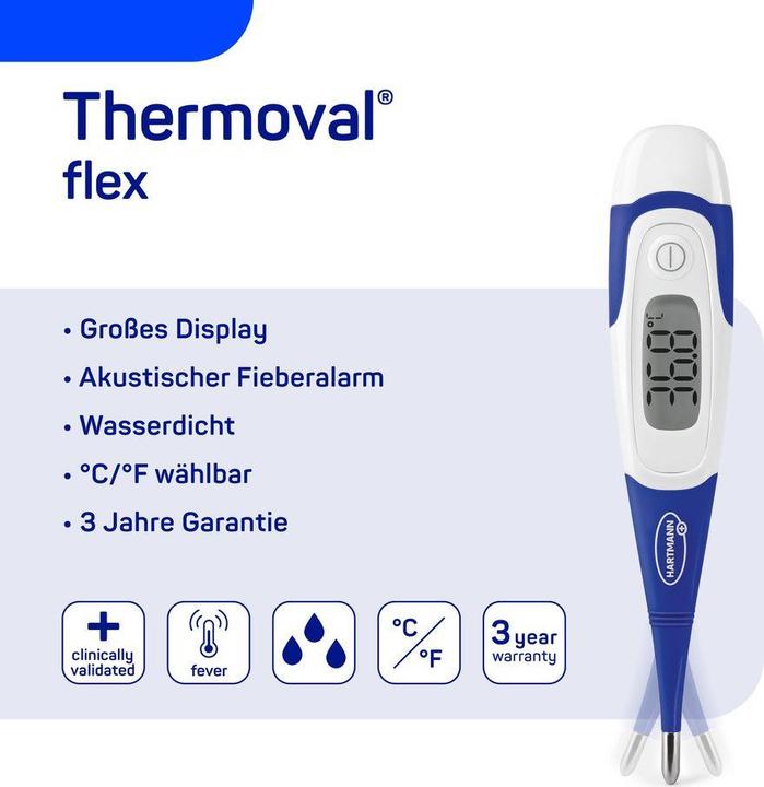 Immagine prodotto Hartmann Thermoval Flex Dig Fi (Ascella, Orale, Rettale)