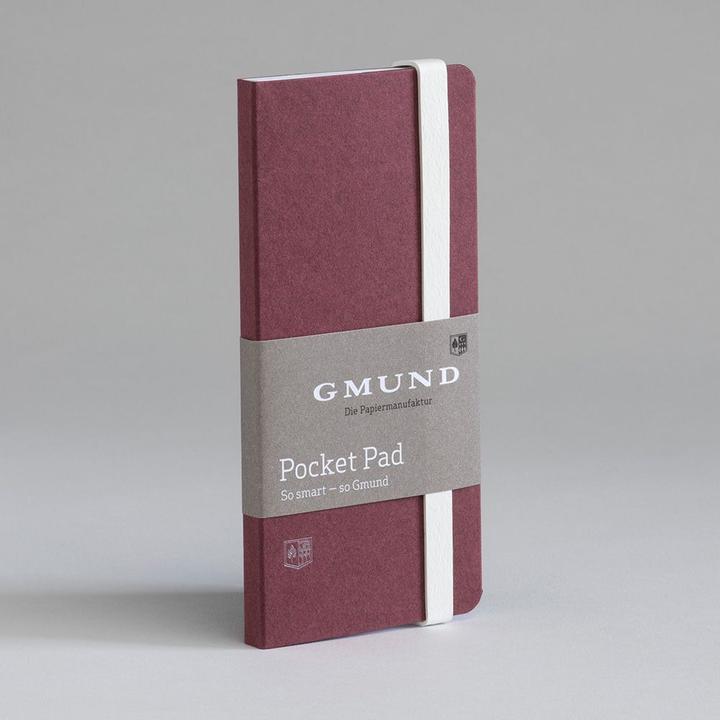 Actual product image Gmund Pocket Pad (6.7 x 13.8 cm, Plain, Hardcover)
