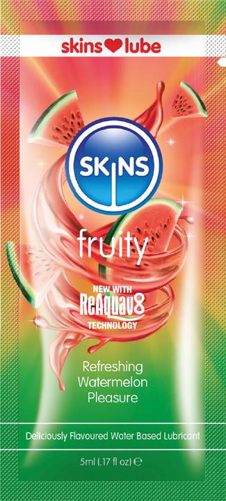 Image du produit Skins Lubrifiant à base d'eau Pastèque - 5ml Foil (5 ml)