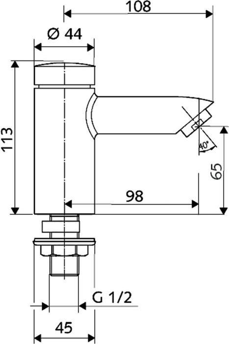 Immagine prodotto Schell Rubinetto a colonna con chiusura automatica PETIT SC