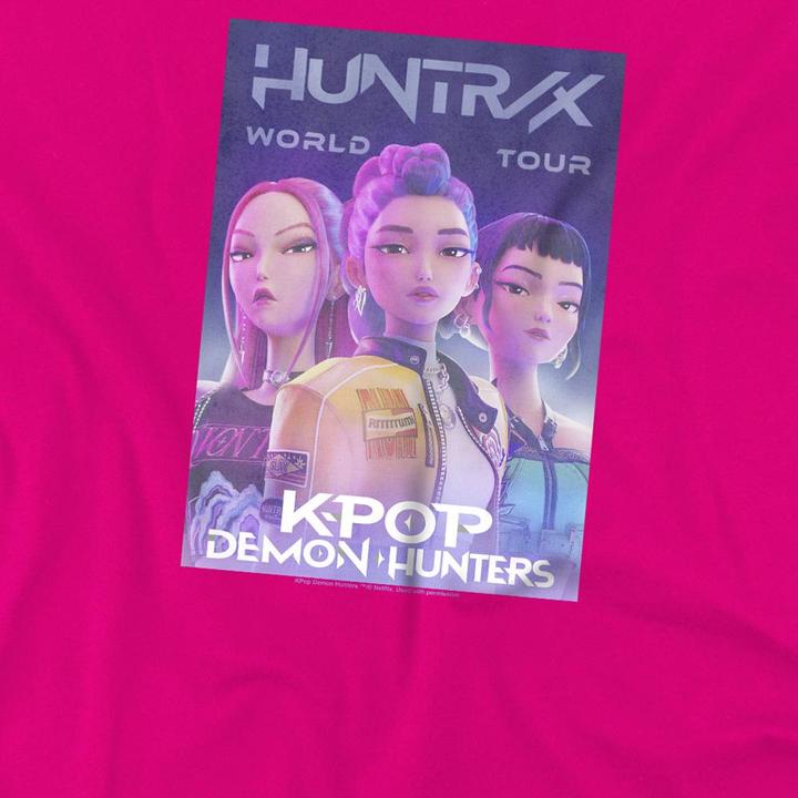 Immagine prodotto K-Pop Demon Hunters World Tour Maglietta Huntr/X Bambini (128)