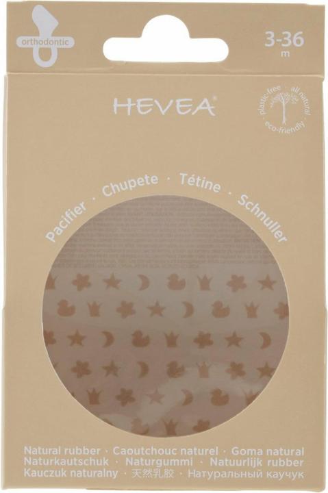 Produktbild Hevea Nuggi Orthodontic 2 Stk. Sand/Tan Beige 3-36 Monate (2 x, 3 - 36 Monate)