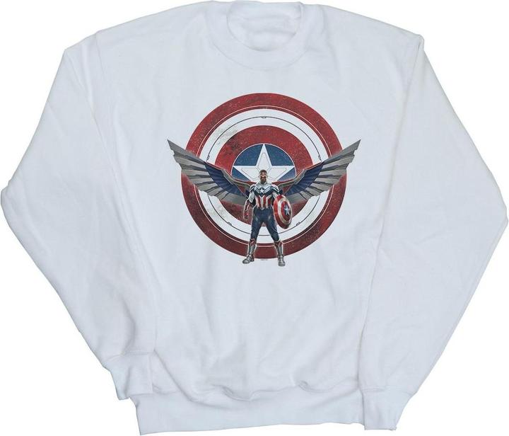 Image du produit - Sweat FALCON AND THE WINTER SOLDIER CAPTAIN AMERICA SHIELD POSE - Garçon (152, 158)