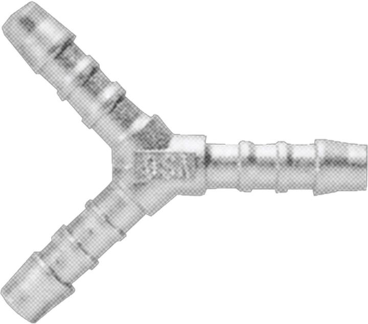Actual product image R&G Y-hose connector (6/6/6 mm) (Hose connector, 6 mm)