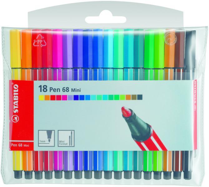 Image du produit STABILO Stylo 68 Mini Premium (Multicolore, 12 x)
