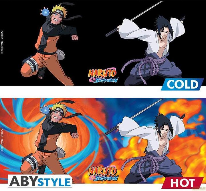 Immagine prodotto ABYstyle Naruto Shippuden: Naruto vs. Sasuke - Thermo Effekt (460 ml, 1 x)