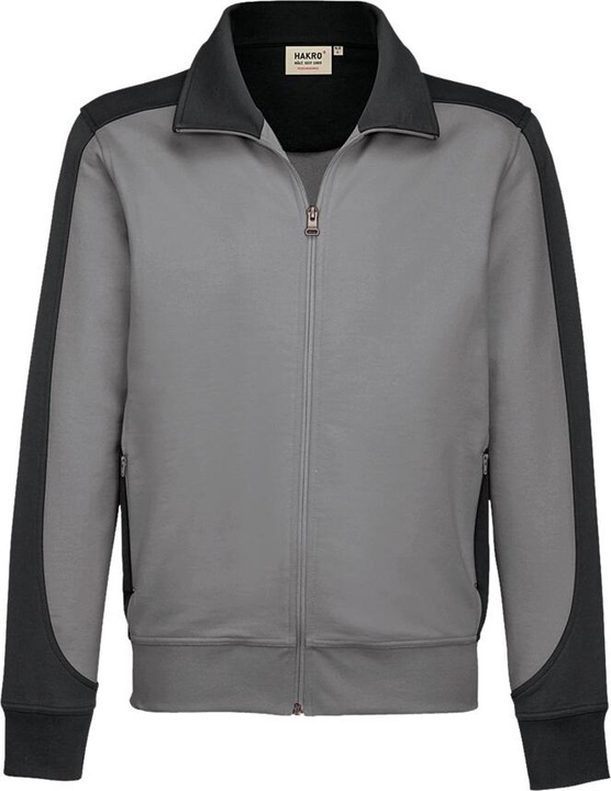 Image du produit Hakro Veste de sweat Contrast Perf titane/anthracite Gr.3XL (3XL)