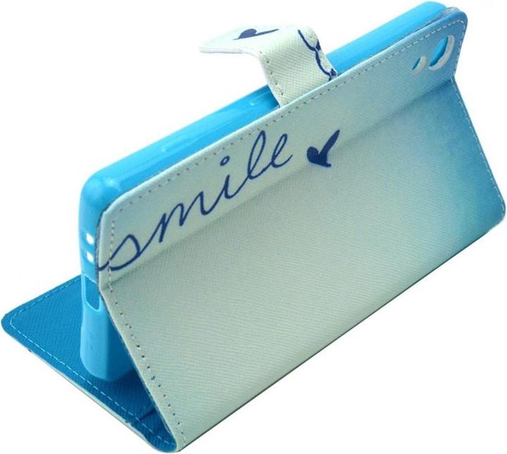 Produktbild König Design Handyhülle Tasche für Handy Sony Xperia Z4 Schriftzug Smile (Sony Xperia Z3+)