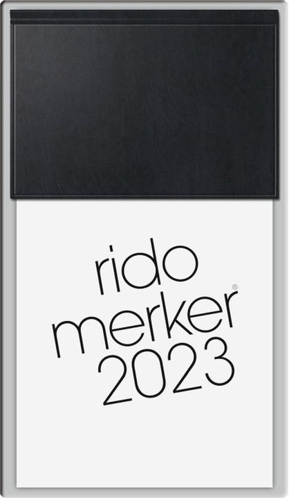 Produktbild Rido id‚ Tischkalender "Merker Miradur", 2023, schwarz (Deutsch)