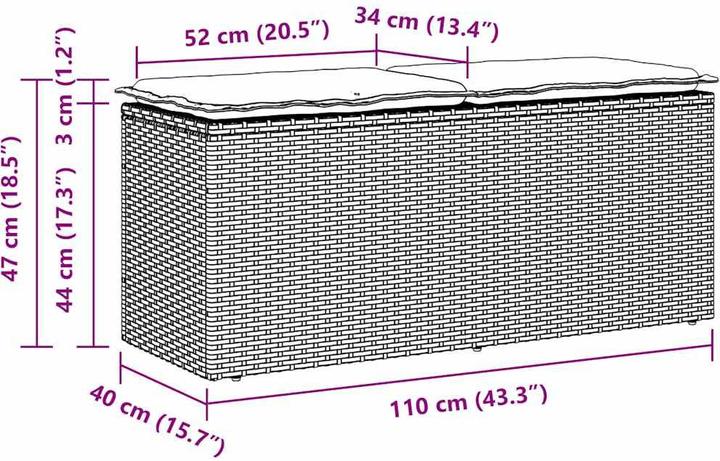 Produktbild vidaXL Gartenbank