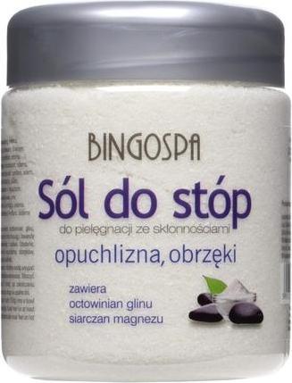 Immagine prodotto BingoSpa Sale da bagno per piedi gonfi e doloranti soggetti a edema 550g (Pediluvio)