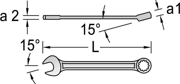 Image du produit Gedore Clé mixte (7 mm)