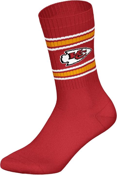 Image du produit Barefoot Kansas City Chiefs 3pk Crew Socks - Grösse 39-42 (39 - 42)