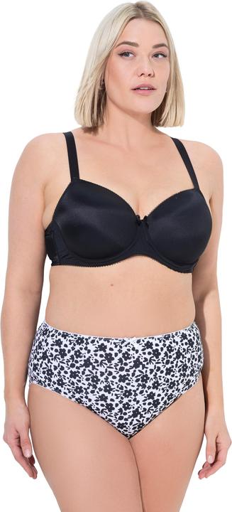 Image du produit Ulla Popken Culottes midi, lot de 5, fleurs/unies (54)