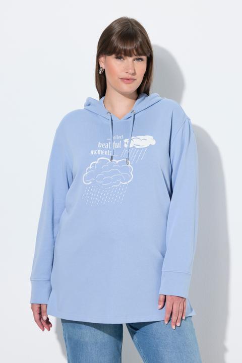 Produktbild Ulla Popken Hoodie, Zierperlen, Kapuze, Langarm (46, 48)